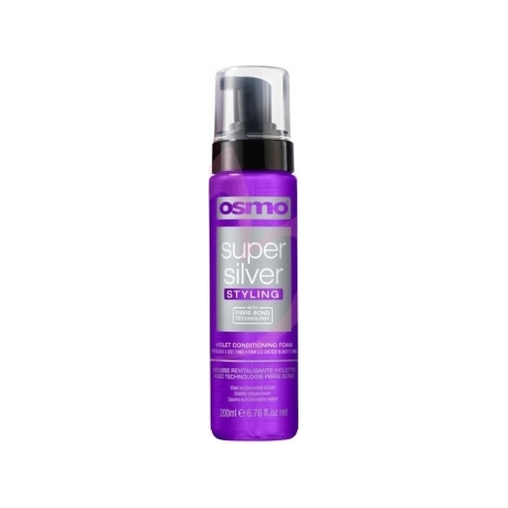 Geltonumą neutralizuojančios putos plaukams Osmo Violet Conditioning Foam 200 ml