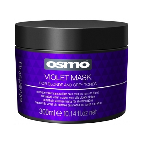 Geltonumą neutralizuojanti kaukė Osmo Silverising Violet Mask 300 ml