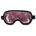 Šildanti/šaldanti akių kaukė - miego akiniai beOSOM Hot & Cold Glitter Eye Mask Pink , rožinė