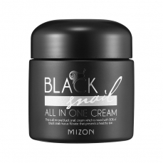 Daugiafunkcinis veido kremas Mizon Black Snail All in One Cream su juodųjų sraigių ekstraktu, 75 ml